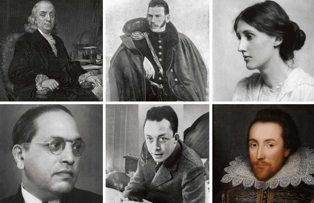 Collage of great personalities