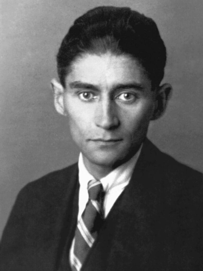 Franz Kafka black and white image 1923